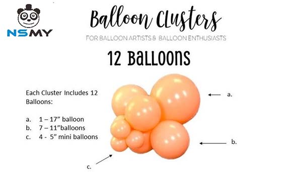 Hoe ballonclusters er beter uit laten zien?