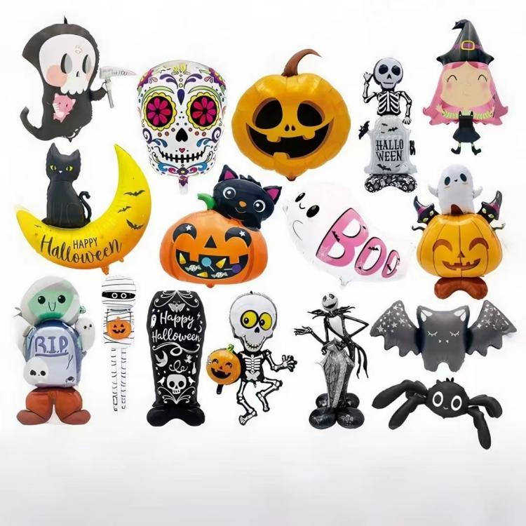 3D Halloween-folieballonnen