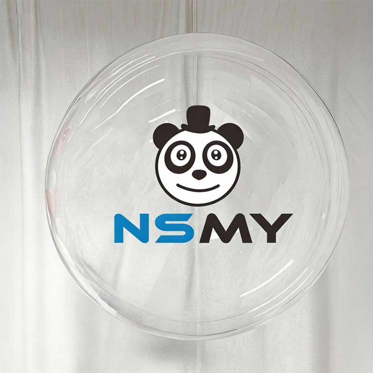 Ronde, doorzichtige Bobo-ballonnen van 48 inch