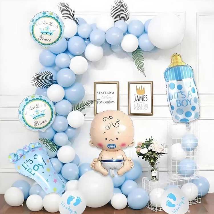 Baby shower ballonboog decoratieset