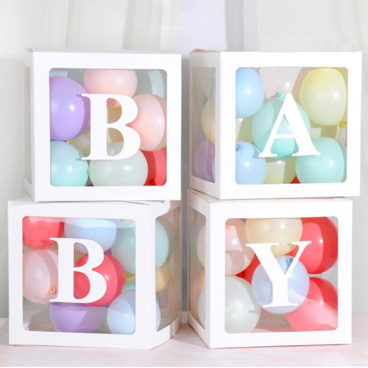 Babyshowerdozen met letters