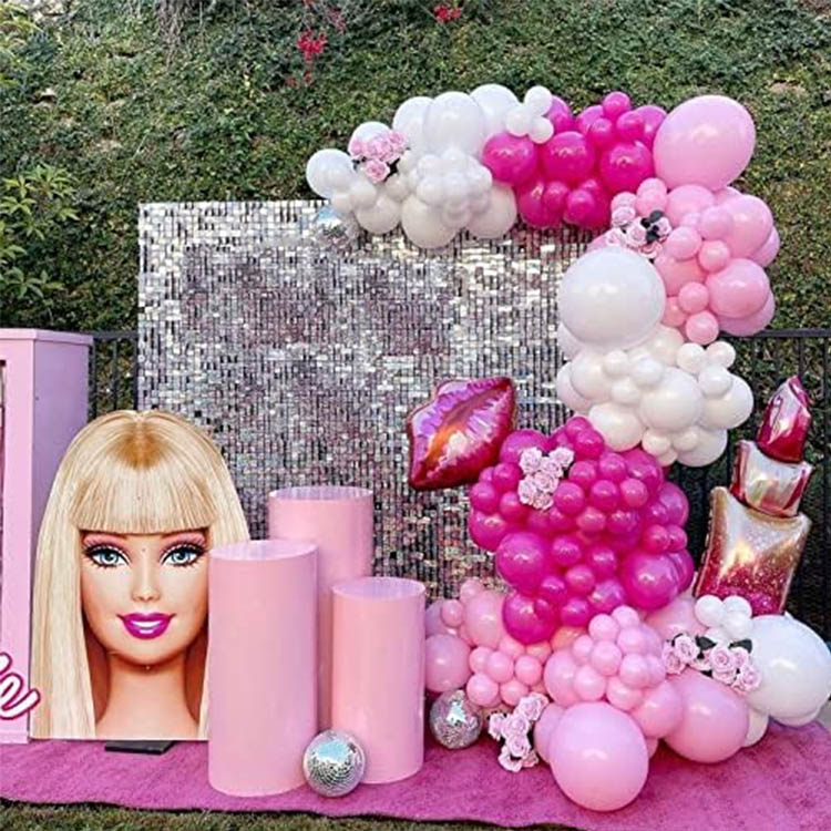 Barbie Roze Thema Ballonkettingboogset