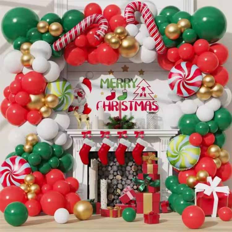 Kerstballonboogset