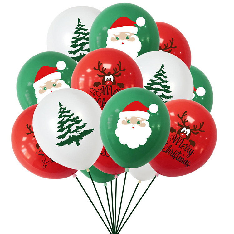 Kerst latex ballon