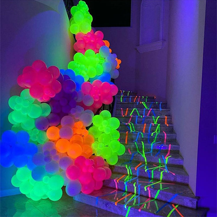 Fluorescerende latexballonnen