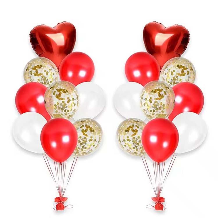 Folie lovertjes ballonnen set