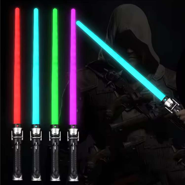 Gloeiende fonische laserzwaard
