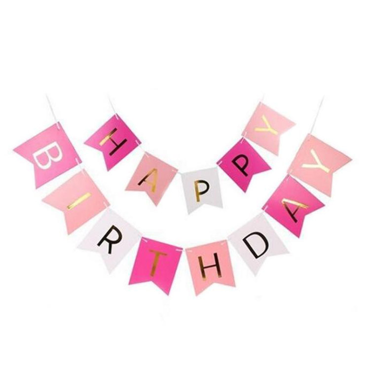 Gefeliciteerd met de verjaardag Pull Flag