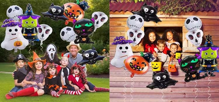 Halloween balloon five piece set