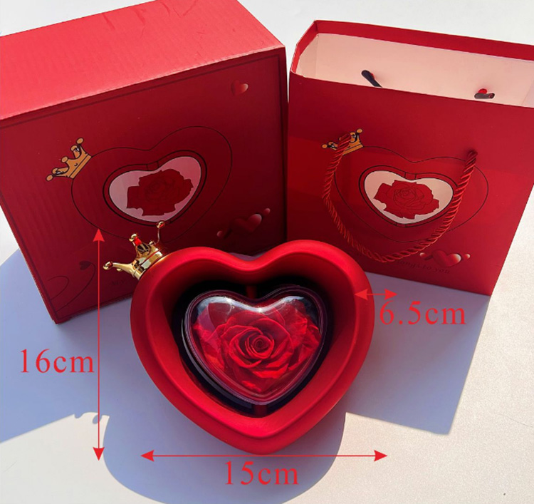 Heart Shape Rose Jewelry Box NEWSHINE
