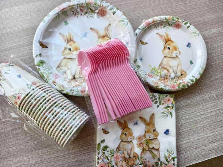 easter tableware set factory
