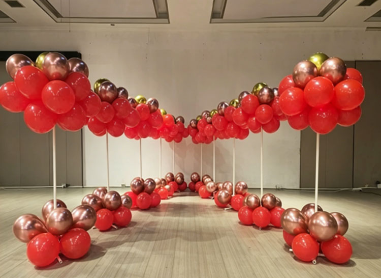 Self Inflating Balloon Arch Small Pillar Newshine
