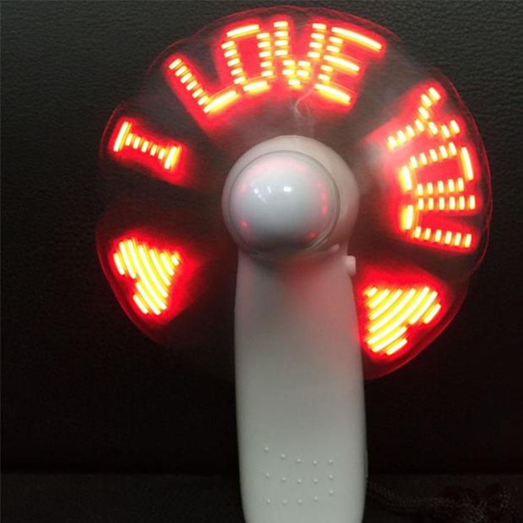 LED DIY Light emitting elektrische ventilator