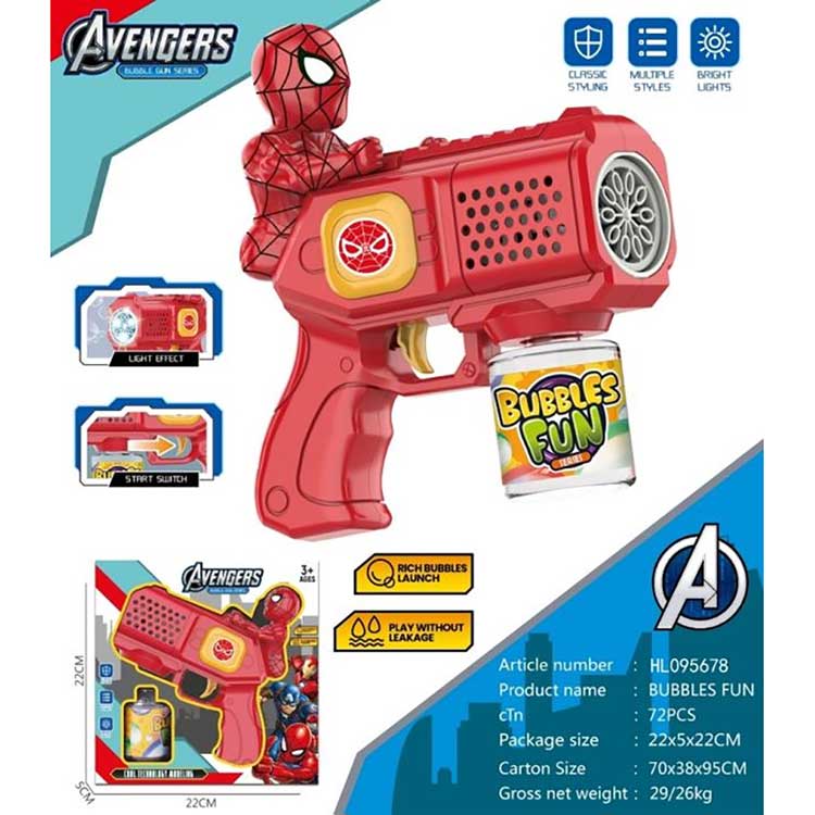 Marvel Spider-Man bubbelmachine