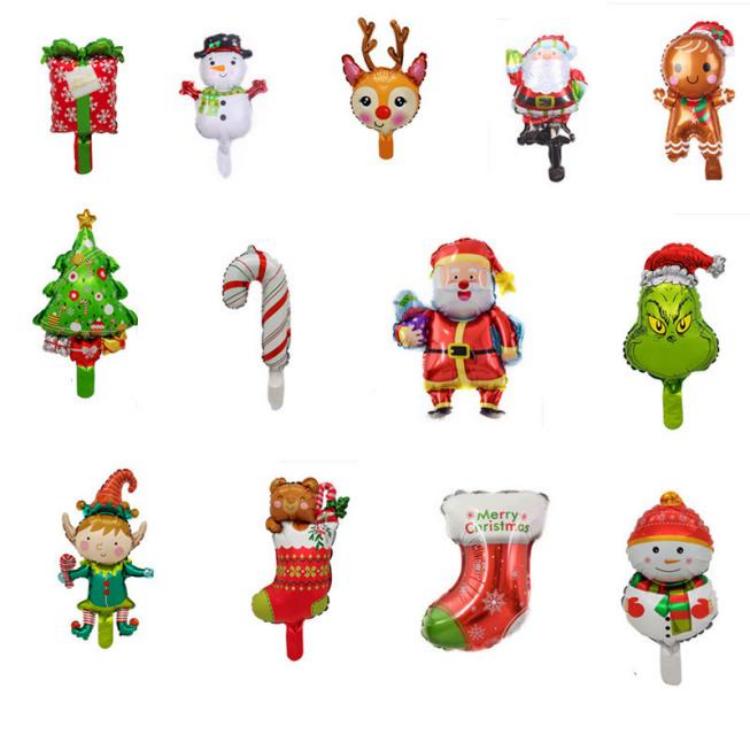 Mini-kerstfolieballon