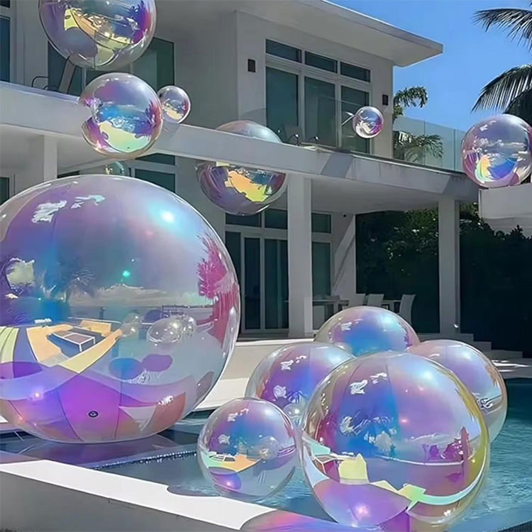 Spiegelballon Disco Glanzend Opblaasbaar