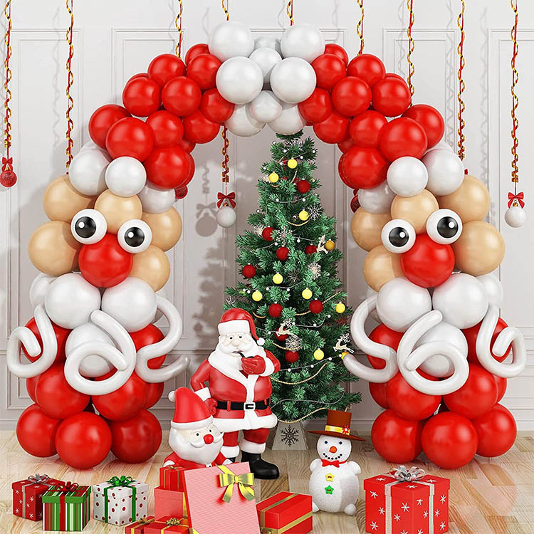 Nieuwe kerstfeest latex ballonslinger Arch Kit