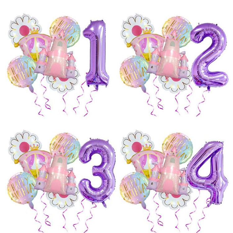 Verjaardag folieballon set