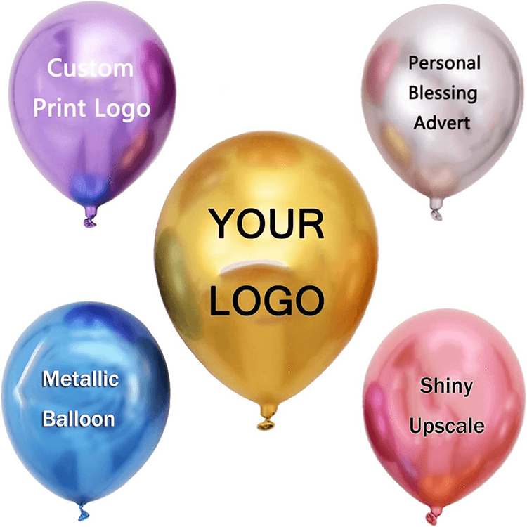 Gedrukte metalen latex ballon