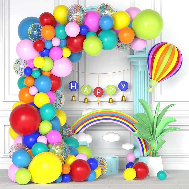 Rainbow Ballon Arch Set