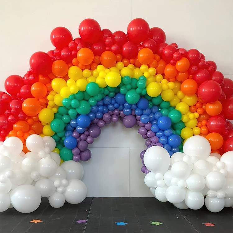 Regenboogballon Garland Arch Kit