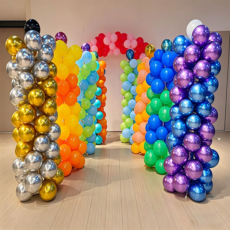Zelfopgeblazen ballonstandaard