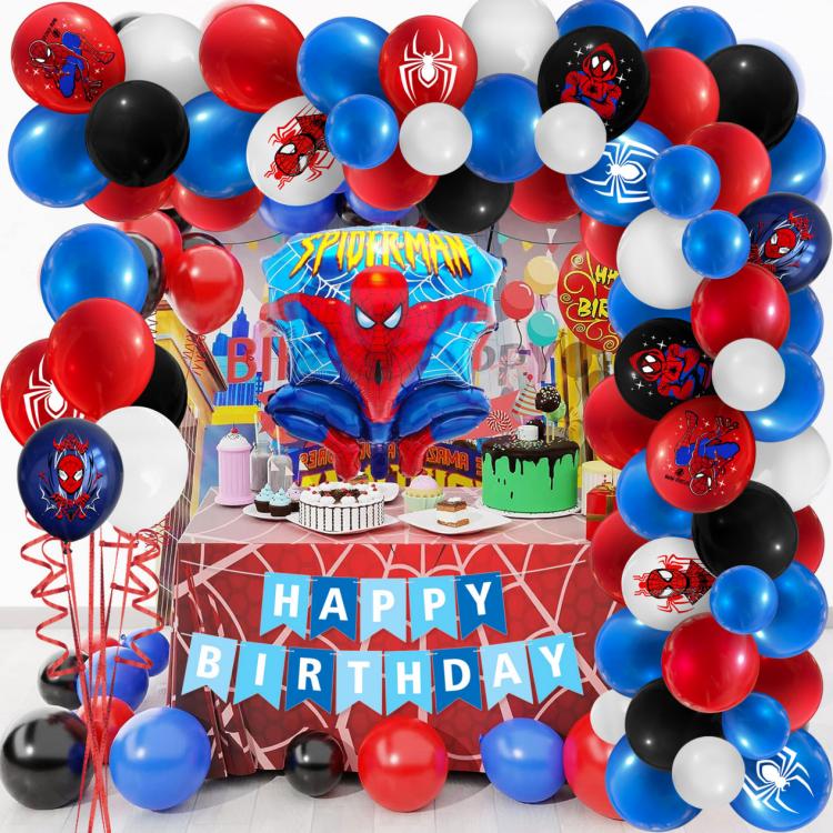 Ballonboogset met Spider Man-thema